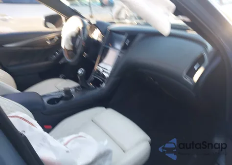 2021 Infiniti Q50 Red Sport 400 from USA, damaged, VIN JN1FV7DP6MM850101